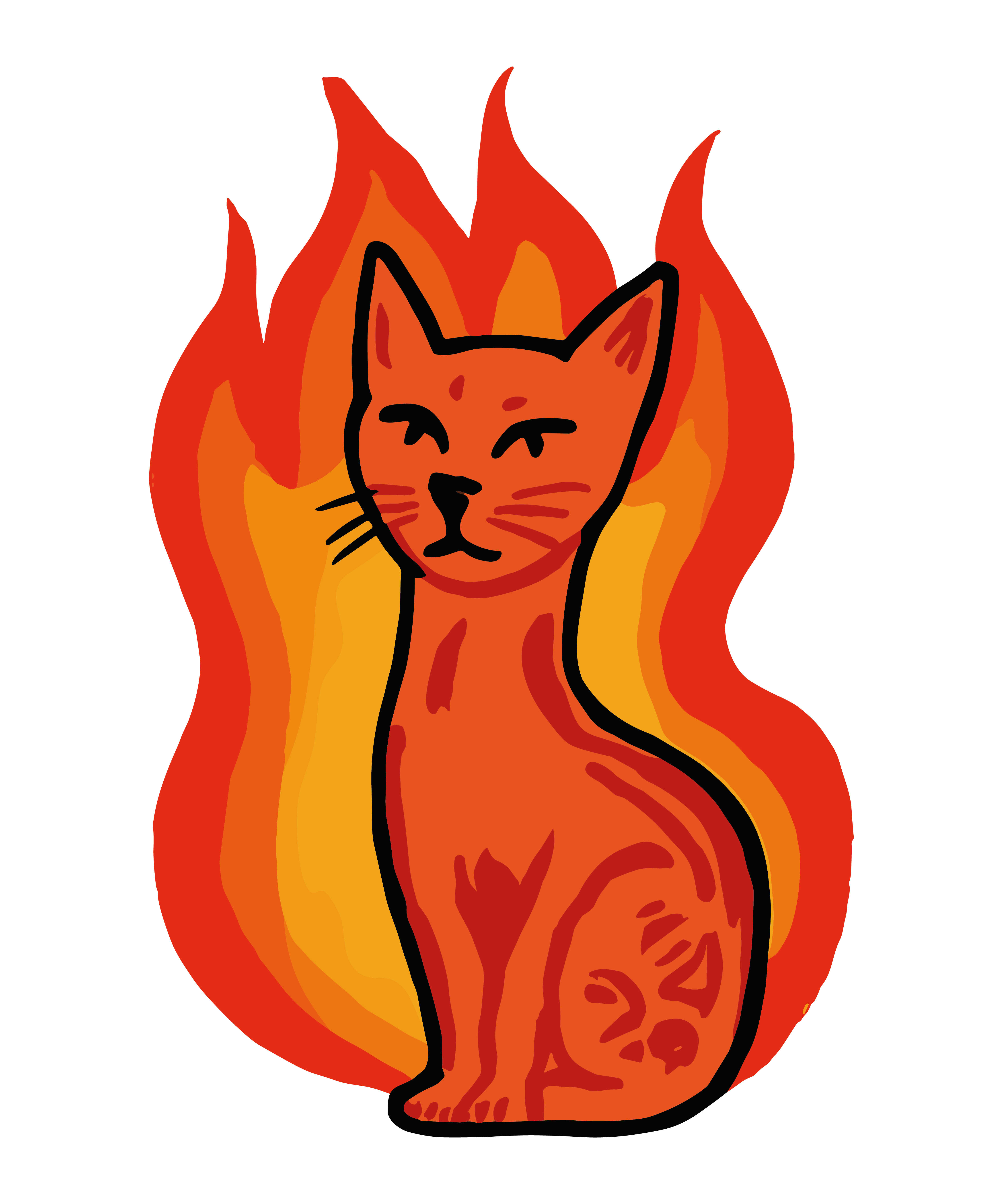 Flaming Cat